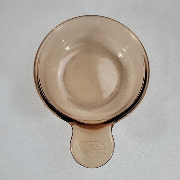 Corningware Visions Amber Glass V-150-B Grab-It Bowl - Picture 10 of 15